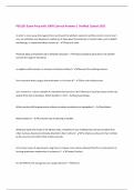 PSS120&colon; Exam Prep with 100&percnt; Correct Answers &vert; Verified &vert;Latest 2025