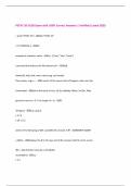 PSTAT 10 UCSB Exam with 100&percnt; Correct Answers &vert; Verified &vert;Latest 2025