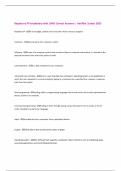 Raspberry Pi Vocabulary with 100&percnt; Correct Answers &vert; Verified &vert;Latest 2025 