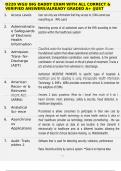 D220 WGU BIG DADDY EXAM WITH ALL CORRECT & VERIFIED ANSWERS&sol;ALREADY GRADED A&plus; &lpar;JUST RELEASED&rpar;