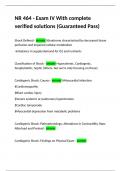 NR 464 - Exam 4 &lpar;Wangs Questions&rpar; With complete verified solutions &lpar;Guaranteed Pass&rpar;&period;