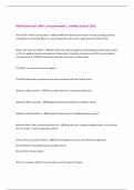 RISIA Exam with 100&percnt; Correct Answers &vert; Verified &vert;Latest 2025 