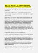 WGU 220 EXAM WITH ALL CORRECT & VERIFIED ANSWERS&sol;ALREADY GRADED A&plus; &lpar;JUST RELEASED&rpar;