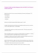 PACKAGE DEAL&colon;&colon;&colon;  Safety Health and Environment  EXAMS 2025&sol;2026