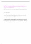 SCMT 364 - Ch&period; 20 Objective Questions &lpar;Concept&rpar; with 100&percnt; Correct  Answers &vert; Verified &vert;Latest 2025