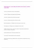 SCMT 364 Exam 1- James Abbey with 100&percnt; Correct Answers &vert; Verified  &vert;Latest 2025 