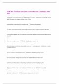 SCMT 364 Final Exam with 100&percnt; Correct Answers &vert; Verified &vert;Latest  2025 