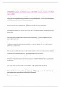 SITECORE Developer Certification Exam with 100&percnt; Correct Answers &vert; Verified  &vert;Latest 2025 