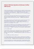 Infection HESI Exam Questions And Answers Verified  100&percnt; Correct  