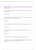 SPMT 217 Hudson Tamu exam 3 with 100&percnt; Correct Answers &vert; Verified  &vert;Latest 2025 
