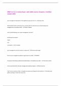 SPMT 217 ch 1 review Exam  with 100&percnt; Correct Answers &vert; Verified  &vert;Latest 2025 
