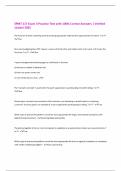 SPMT 217 Exam 3 Practice Test with 100&percnt; Correct Answers &vert; Verified  &vert;Latest 2025 