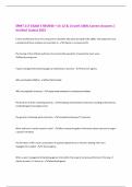 SPMT 217 EXAM 3 REVIEW &plus; Ch 12 & 13 with 100&percnt; Correct Answers &vert;  Verified &vert;Latest 2025
