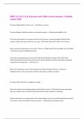 SPMT 217 CH 7&comma; 8&comma; & 9 Quizzes with 100&percnt; Correct Answers &vert; Verified  &vert;Latest 2025 