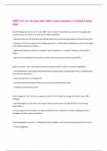 SPMT 217 Ch&period; 13 Exam with 100&percnt; Correct Answers &vert; Verified &vert;Latest  2025 