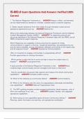 IS-800&period;d Exam Questions And Answers Verified 100&percnt;  Correct 
