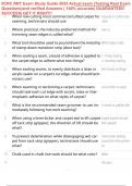 IICRC RRT Exam Study Guide 2025 Actual exam &lpar;Testing Real Exam Questions&rpar;and verified Answers &lpar; 100&percnt; accurate&rpar; GUARANTEED SUCCESS&vert; GET IT RIGHT&excl;&excl;