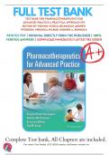 Test Bank for Pharmacotherapeutics for Advanced Practice&comma; 5th Edition by Virginia Poole Arcangelo&comma; 9781975160593&comma; Covering Chapters 1-56 &vert; Includes Rationales