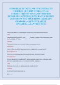 AYPO REAL ESTATE LAW OF CONTRACTS  &lpar;VERSION 1&2&rpar; 2025 WITH ACTUAL  CORRECT QUESTIONS AND VERIFIED  DETAILED ANSWERS &vert;FREQUENTLY TESTED  QUESTIONS AND SOLUTIONS &vert;ALREADY  GRADED A&plus;&vert;NEWEST&vert;LATEST  UPDATE&vert;GUARANTEED PASS 