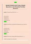 BUAD 1560 EXAM 4 Questions with  Detailed Verified Answers