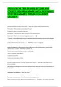 AACN AGACNP FINAL EXAM QUESTIONS AND CORRECT DETAILED ANSWERS WITH RATIONALES &lpar;VERIFIED ANSWERS&rpar; 2025&sol;2026 &vert;ALREADY GRADED A&plus; 