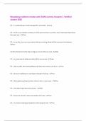 Woodshop midterm review with 100&percnt; Correct Answers &vert; Verified  &vert;Latest 2025 