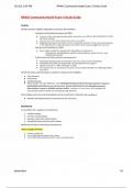 NR442 Community Health Exam 2 Study Guide - Community Health Nursing