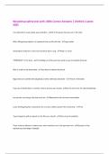 Woodshop safety test with 100&percnt; Correct Answers &vert; Verified &vert;Latest  2025 