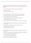 Woodshop Safety Test with 100&percnt; Correct Answers &vert; Verified &vert;Latest  2025