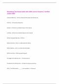 Woodshop Test Study Guide with 100&percnt; Correct Answers &vert; Verified  &vert;Latest 2025 