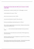 Woodshop Test Study Guide with 100&percnt; Correct Answers &vert; Verified  &vert;Latest 2025 