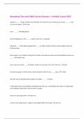 Woodshop Test with 100&percnt; Correct Answers &vert; Verified &vert;Latest 2025