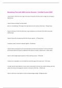 Woodshop Test with 100&percnt; Correct Answers &vert; Verified &vert;Latest 2025 