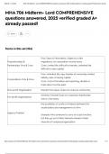 MHA 706 Midterm- Lord COMPREHENSIVE questions answered&comma; 2025 verified graded A&plus; already passed&excl;
