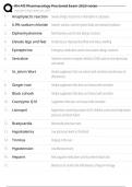 RN ATI Pharmacology Proctored Exam 2023-notes