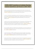 NFDN 2008 Transition to Graduate Nursing Prep Bundle 