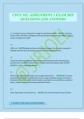 CPCU 551&colon; ASSIGNMENT 1 EXAM 2025 QUESTIONS AND ANSWERS