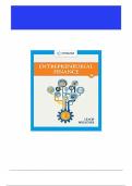 SOLUTION MANUAL For Entrepreneurial Finance&comma; 7th Edition by J&period; Chris Leach&comma; Ronald W&period; Melicher&comma; Verified Chapters 1 - 16&comma; Complete Newest Version With CAPSTONE CASES