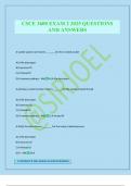 CSCE 3600 EXAM 2 2025 QUESTIONS AND ANSWERS