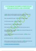 CUCM DIGIT MANIPULATION EXAM 2025 QUESTIONS AND ANSWERS