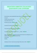 DEFENSIVE DRIVING EXAM 2025 QUESTIONS AND ANSWERS