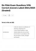 RA 9266 Exam Questions With Correct Answers Latest 2024&sol;2025 &lpar;Graded&rpar;