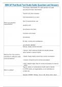 88M AIT Red Book Test Study Guide Questions and Answers