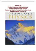 Physics&colon; Principles with Applications &ndash; Douglas C&period; Giancoli &ndash; 6th Edition &lpar;2010&rpar; &ndash; Complete Test Bank with Answers