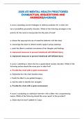 2025 ATI MENTAL HEALTH PROCTORED EXAM&vert;ACTUAL 80QUESTIONS AND ANSWERS&vert;A&plus;GRADE