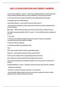 BIOC 410 EXAM QUESTIONS AND CORRECT ANSWERS 