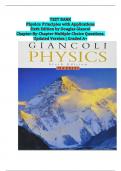  Physics&colon; Principles with Applications &lpar;6th Edition&rpar; ISBN-13 978-0136073024 &ndash; Douglas C&period; Giancoli &ndash; Test Bank with Answers &ndash; Comprehensive Chapter-by-Chapter Question Set