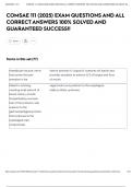 COMSAE 111 &lpar;2025&rpar; EXAM QUESTIONS AND ALL CORRECT ANSWERS 100&percnt; SOLVED AND GUARANTEED SUCCESS&excl;&excl;
