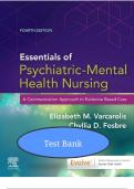 Test Bank for Essentials of Psychiatric Mental Health Nursing&comma; 4th Edition by Elizabeth M&period; Varcarolis &ndash; Complete Study Guide & Verified Exam Prep