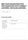 IBEC STATE BOARD PRACTICE TEST QUESTIONS WITH CORRECT ANSWERS &vert; DETAILED ANSWERS&period;